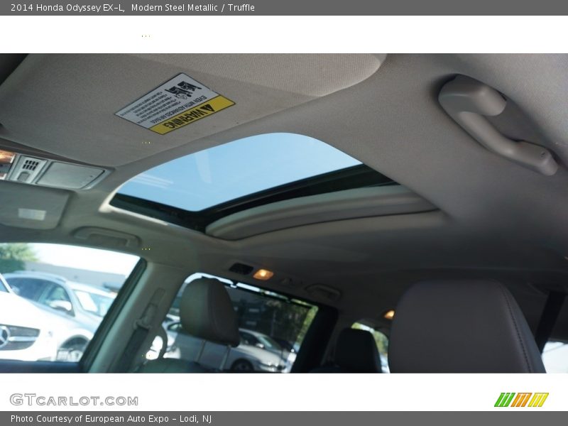 Modern Steel Metallic / Truffle 2014 Honda Odyssey EX-L