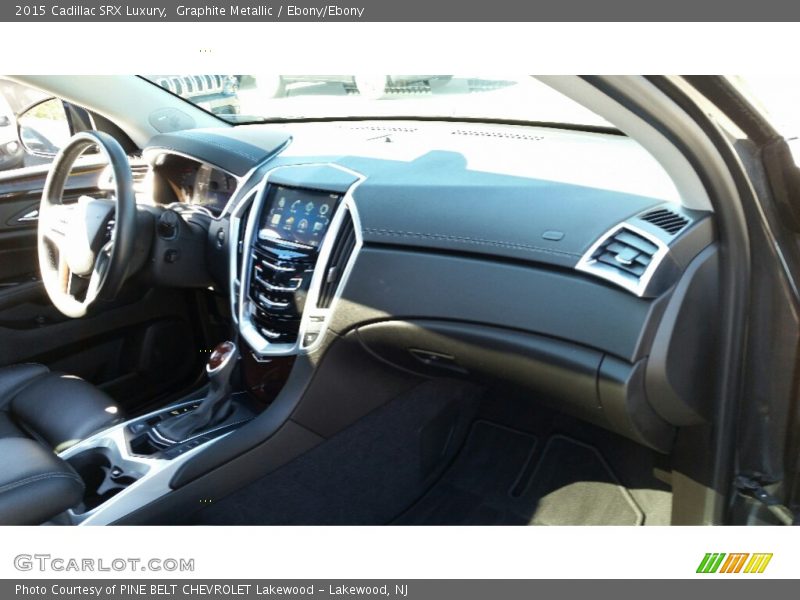 Graphite Metallic / Ebony/Ebony 2015 Cadillac SRX Luxury