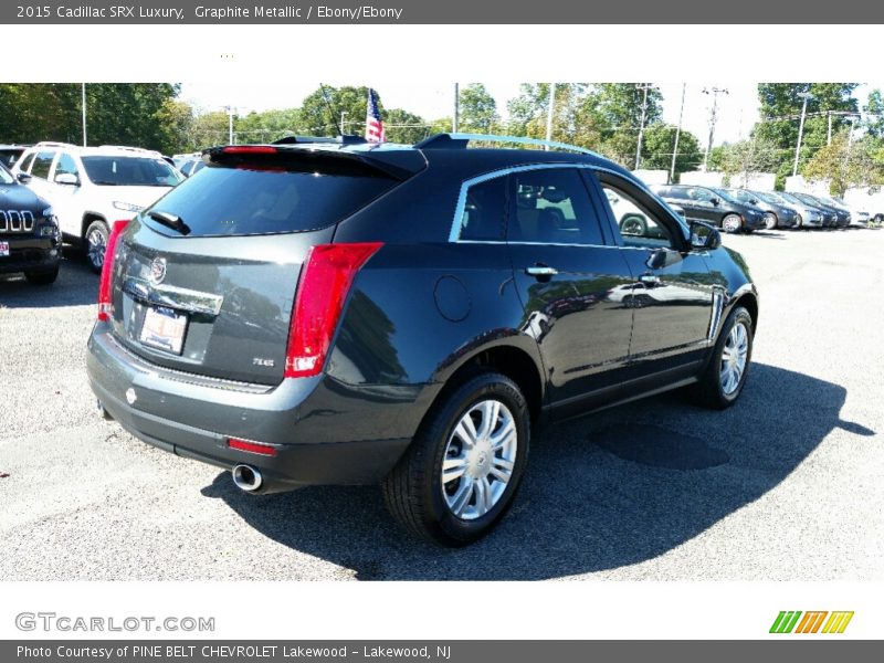 Graphite Metallic / Ebony/Ebony 2015 Cadillac SRX Luxury