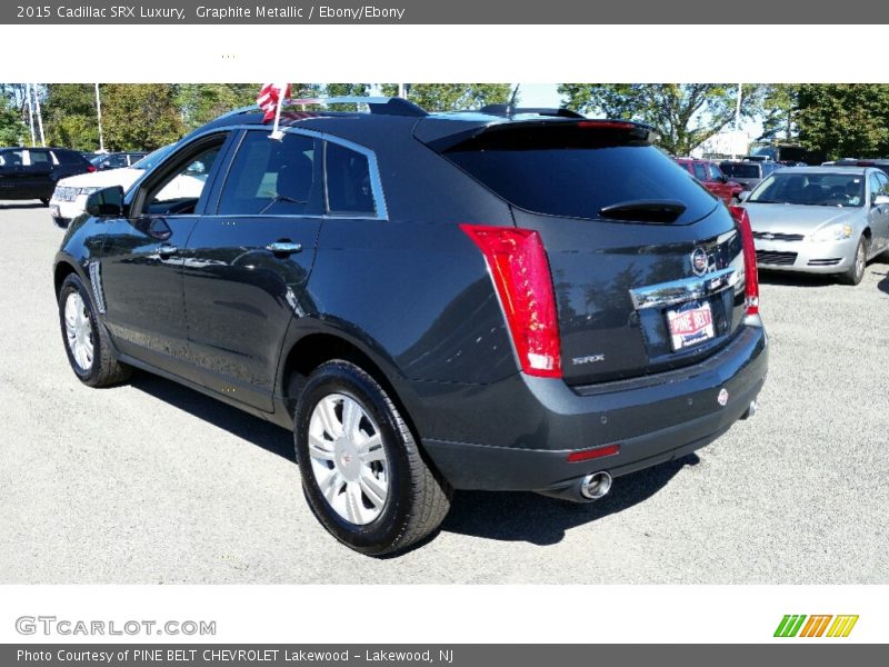 Graphite Metallic / Ebony/Ebony 2015 Cadillac SRX Luxury
