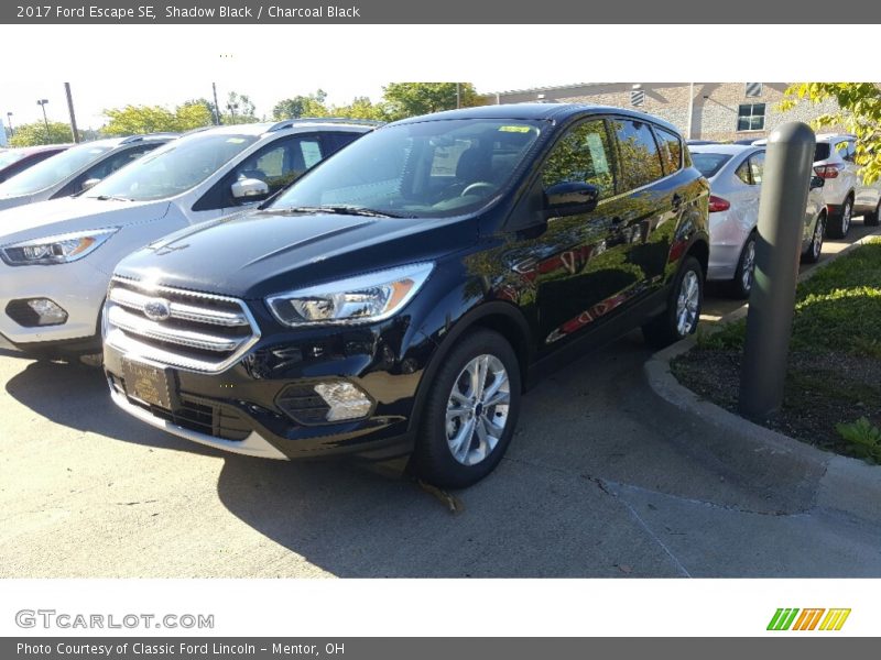 Shadow Black / Charcoal Black 2017 Ford Escape SE