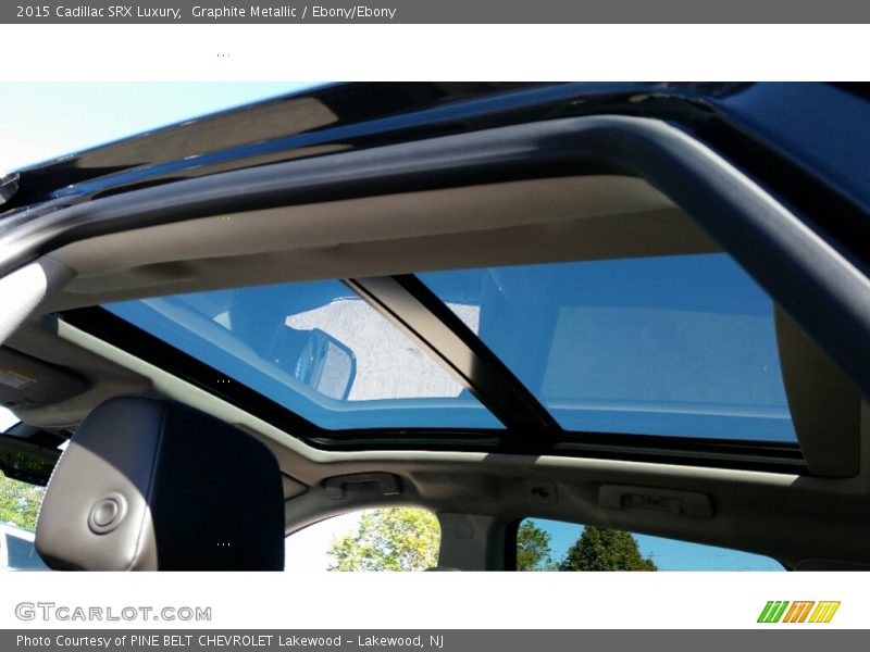 Graphite Metallic / Ebony/Ebony 2015 Cadillac SRX Luxury