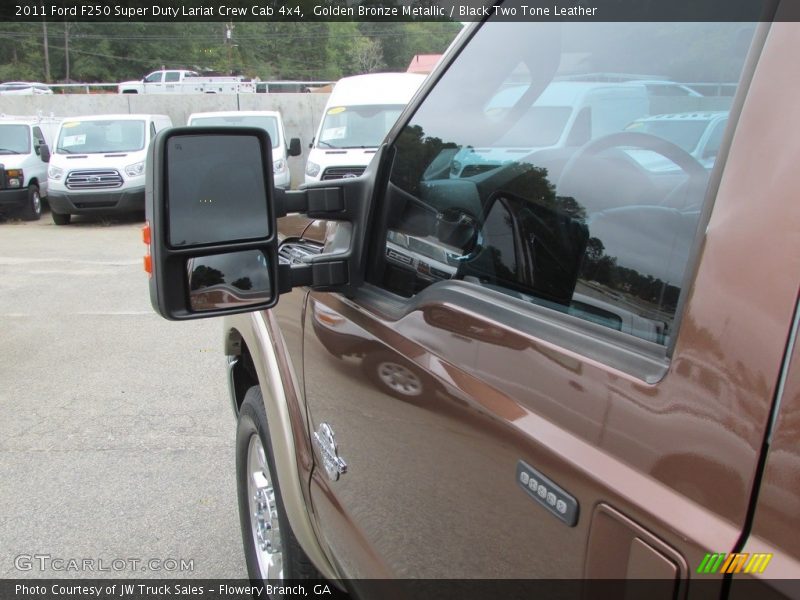 Golden Bronze Metallic / Black Two Tone Leather 2011 Ford F250 Super Duty Lariat Crew Cab 4x4