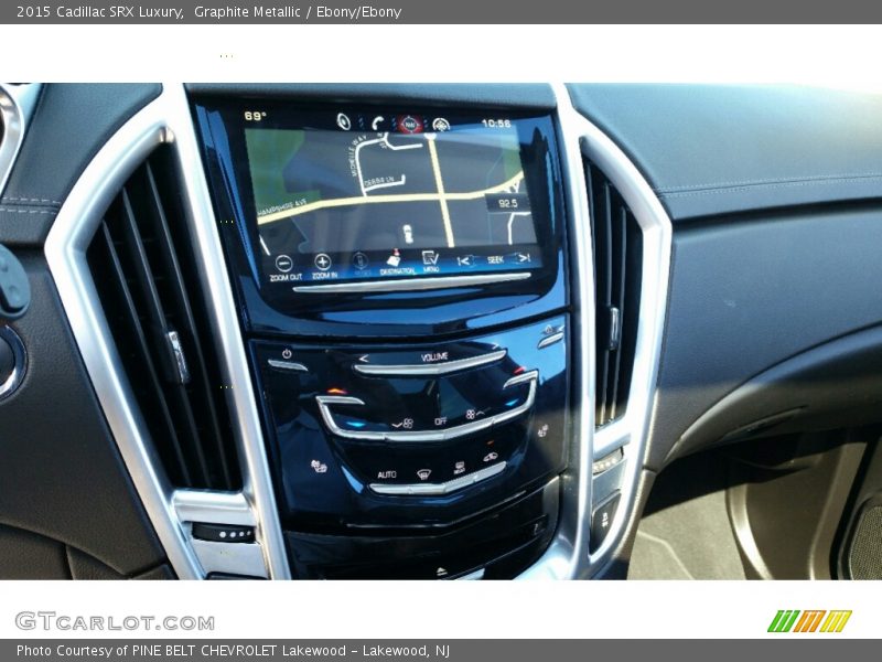 Graphite Metallic / Ebony/Ebony 2015 Cadillac SRX Luxury