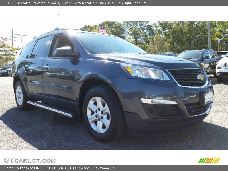 Cyber Gray Metallic / Dark Titanium/Light Titanium 2013 Chevrolet Traverse LS AWD