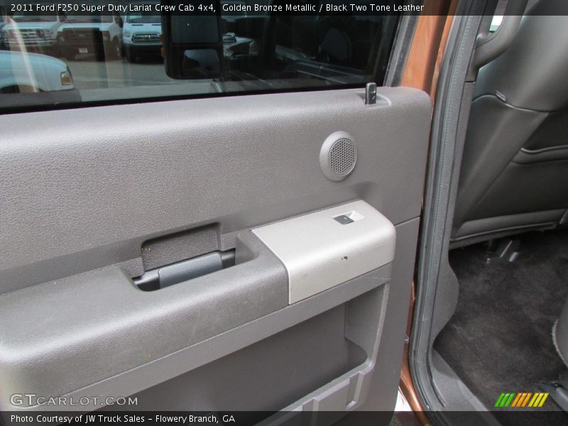 Golden Bronze Metallic / Black Two Tone Leather 2011 Ford F250 Super Duty Lariat Crew Cab 4x4