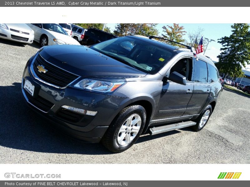 Cyber Gray Metallic / Dark Titanium/Light Titanium 2013 Chevrolet Traverse LS AWD