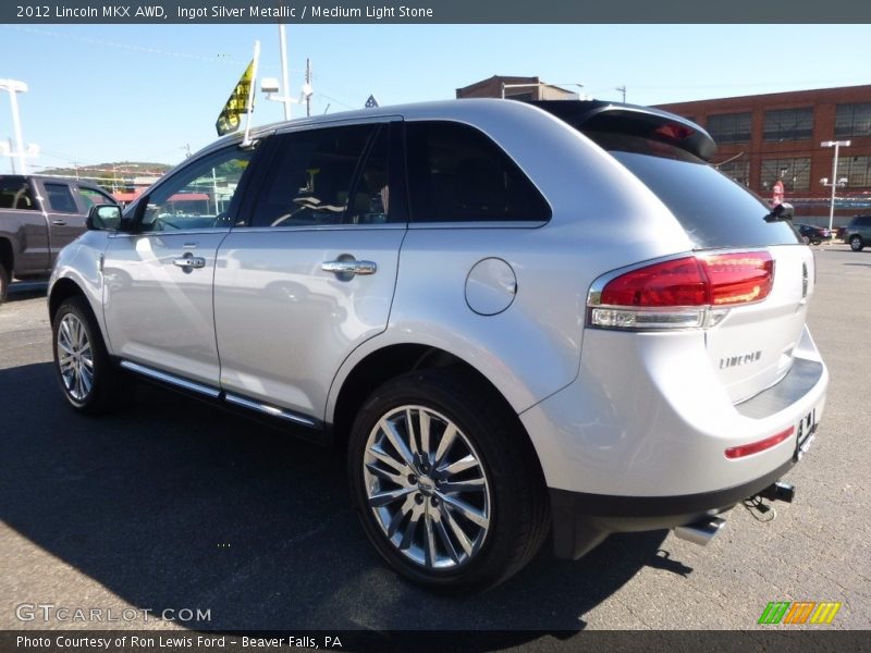 Ingot Silver Metallic / Medium Light Stone 2012 Lincoln MKX AWD