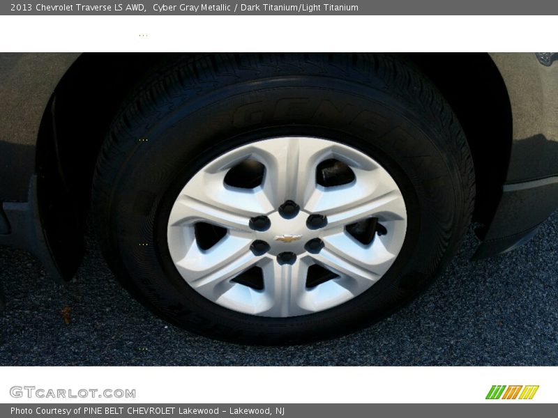Cyber Gray Metallic / Dark Titanium/Light Titanium 2013 Chevrolet Traverse LS AWD