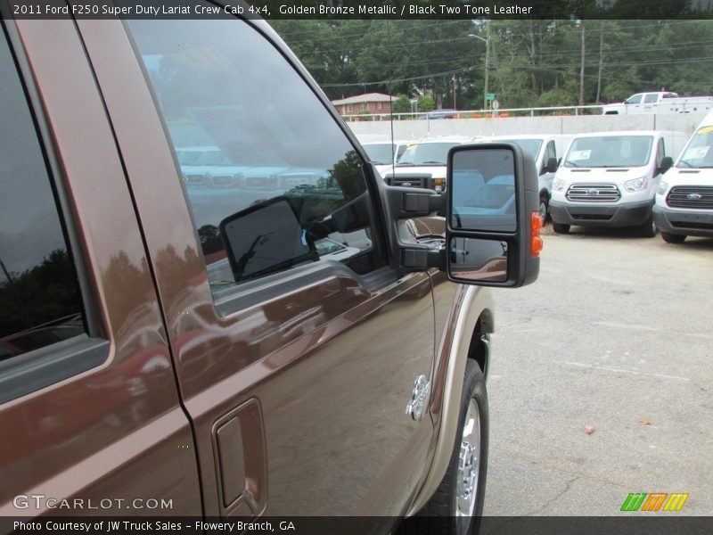 Golden Bronze Metallic / Black Two Tone Leather 2011 Ford F250 Super Duty Lariat Crew Cab 4x4