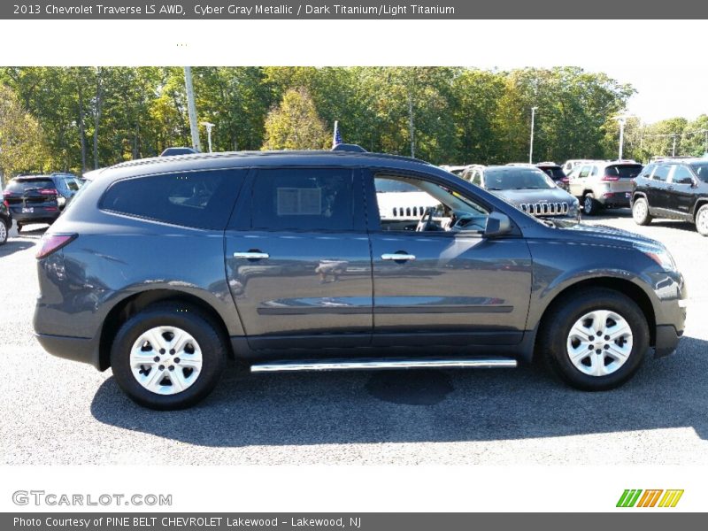 Cyber Gray Metallic / Dark Titanium/Light Titanium 2013 Chevrolet Traverse LS AWD