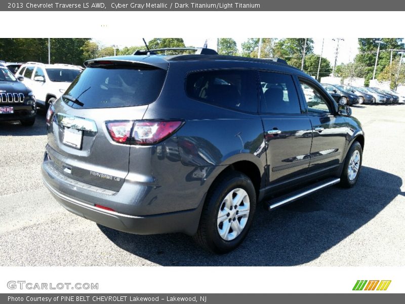 Cyber Gray Metallic / Dark Titanium/Light Titanium 2013 Chevrolet Traverse LS AWD