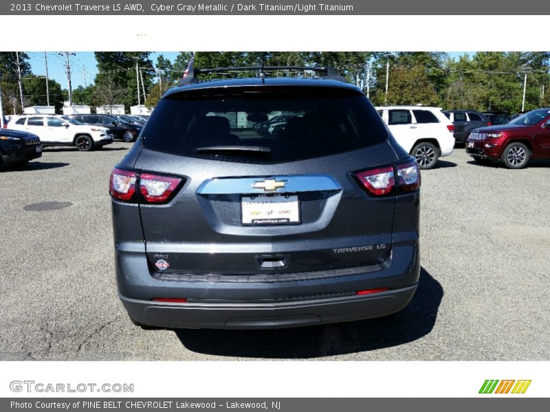 Cyber Gray Metallic / Dark Titanium/Light Titanium 2013 Chevrolet Traverse LS AWD