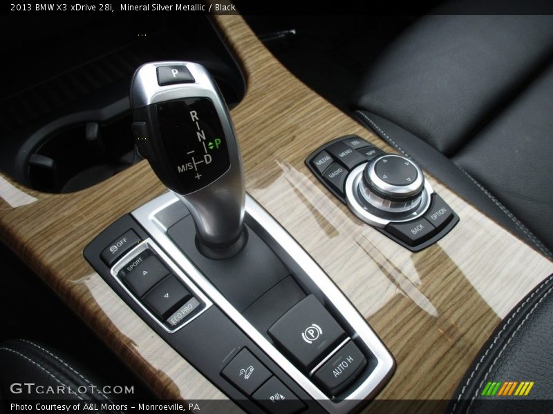 Mineral Silver Metallic / Black 2013 BMW X3 xDrive 28i
