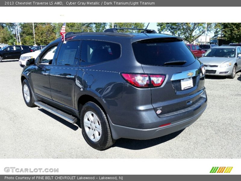 Cyber Gray Metallic / Dark Titanium/Light Titanium 2013 Chevrolet Traverse LS AWD