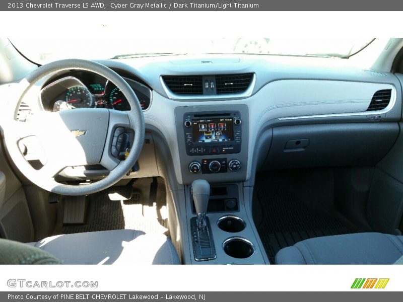 Cyber Gray Metallic / Dark Titanium/Light Titanium 2013 Chevrolet Traverse LS AWD