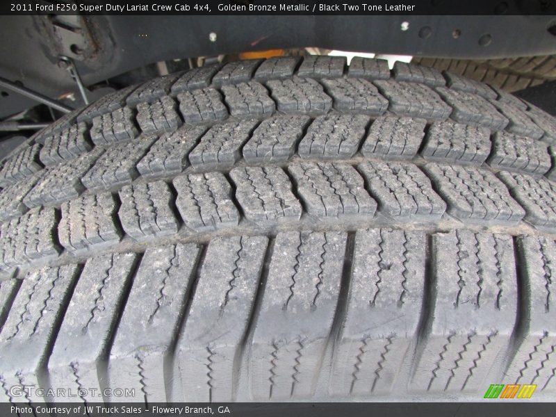 Golden Bronze Metallic / Black Two Tone Leather 2011 Ford F250 Super Duty Lariat Crew Cab 4x4