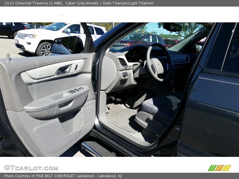 Cyber Gray Metallic / Dark Titanium/Light Titanium 2013 Chevrolet Traverse LS AWD