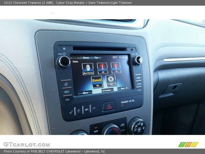 Cyber Gray Metallic / Dark Titanium/Light Titanium 2013 Chevrolet Traverse LS AWD