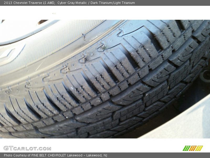 Cyber Gray Metallic / Dark Titanium/Light Titanium 2013 Chevrolet Traverse LS AWD