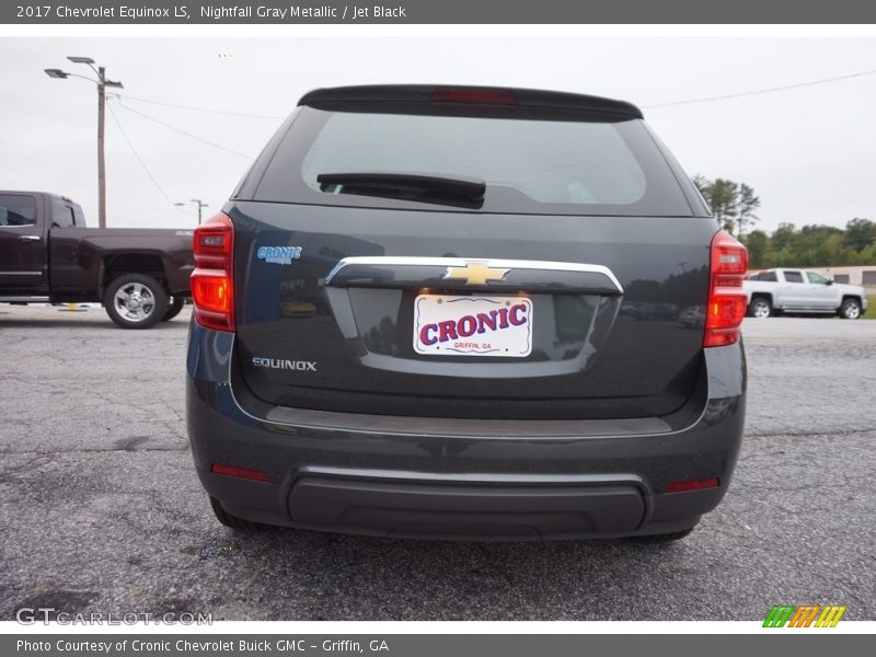 Nightfall Gray Metallic / Jet Black 2017 Chevrolet Equinox LS