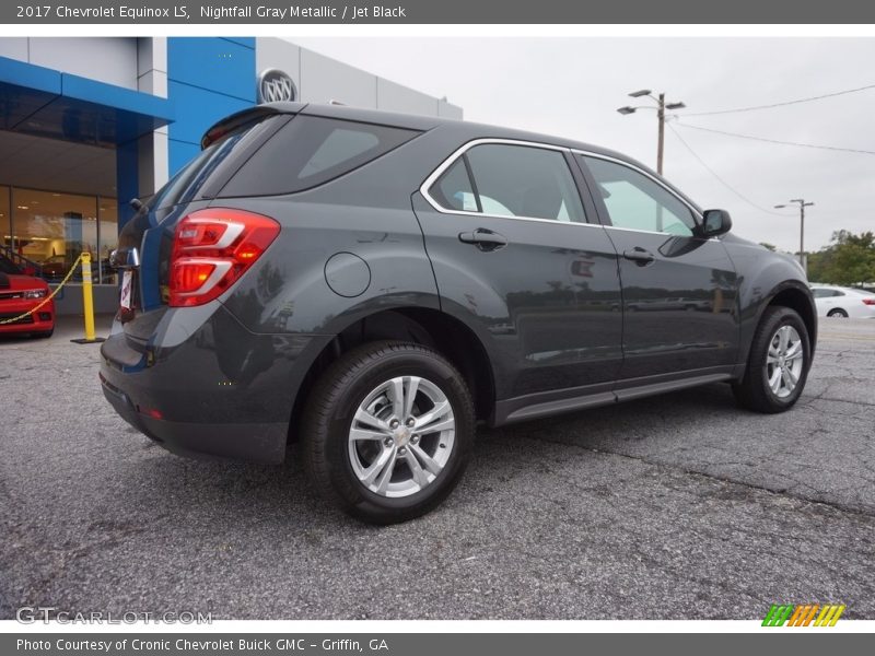 Nightfall Gray Metallic / Jet Black 2017 Chevrolet Equinox LS