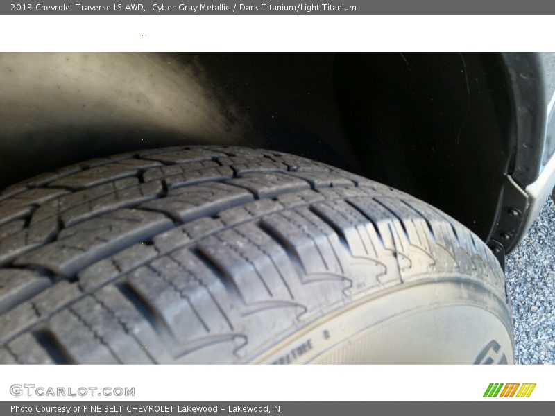 Cyber Gray Metallic / Dark Titanium/Light Titanium 2013 Chevrolet Traverse LS AWD