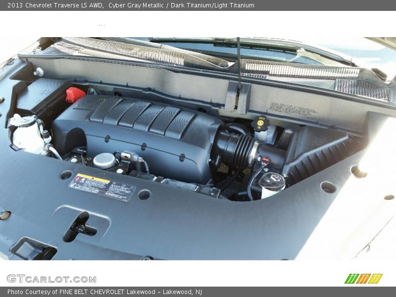 Cyber Gray Metallic / Dark Titanium/Light Titanium 2013 Chevrolet Traverse LS AWD