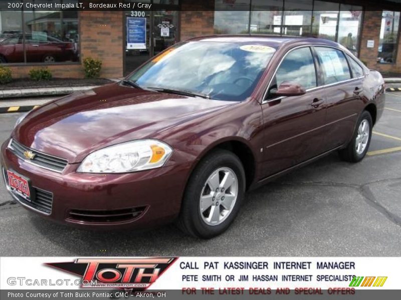 Bordeaux Red / Gray 2007 Chevrolet Impala LT