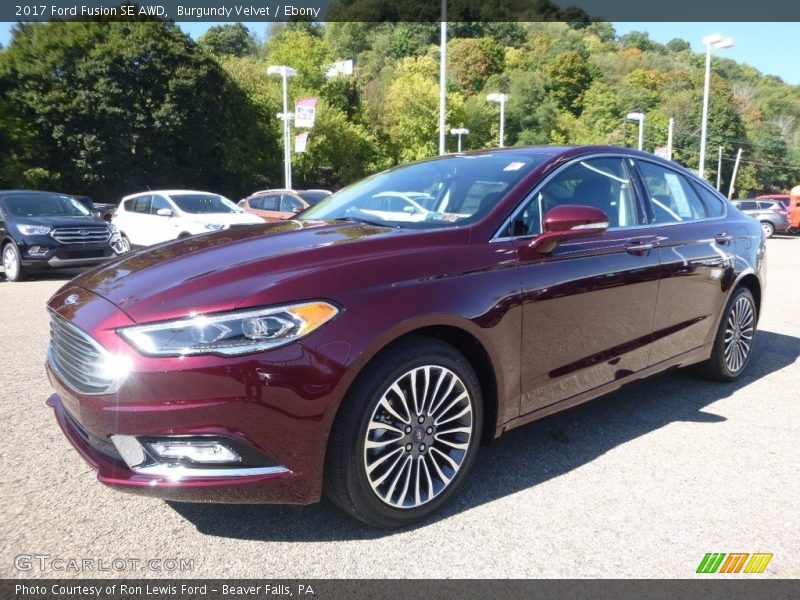 Burgundy Velvet / Ebony 2017 Ford Fusion SE AWD
