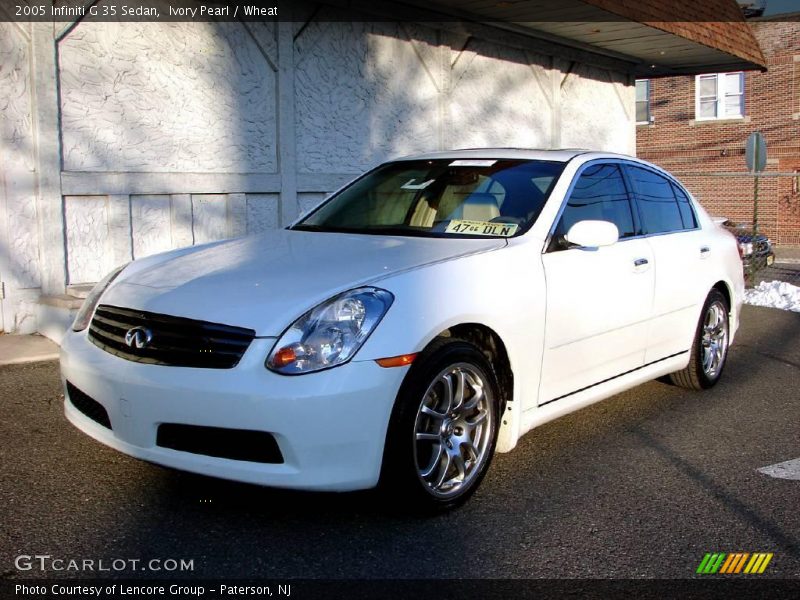 Ivory Pearl / Wheat 2005 Infiniti G 35 Sedan