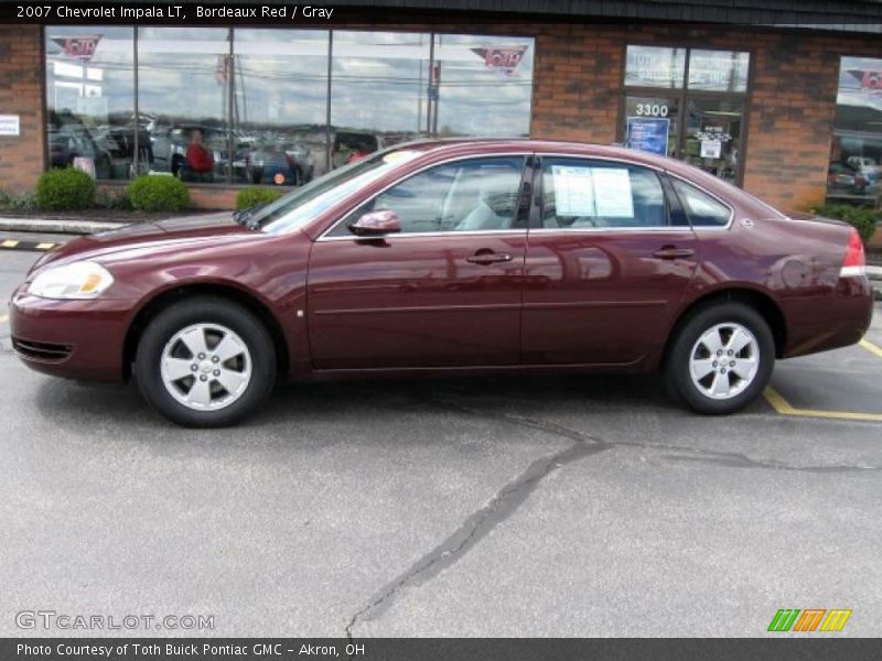 Bordeaux Red / Gray 2007 Chevrolet Impala LT