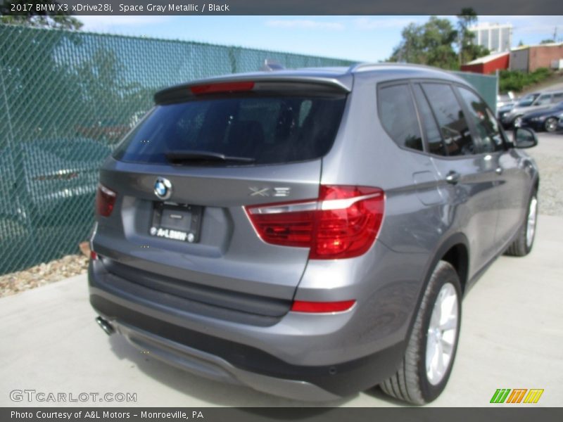 Space Gray Metallic / Black 2017 BMW X3 xDrive28i