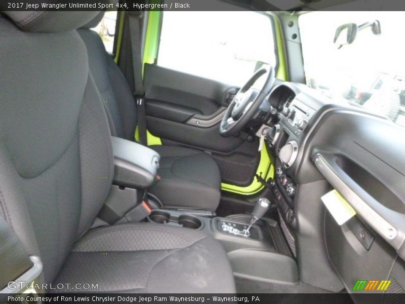 Hypergreen / Black 2017 Jeep Wrangler Unlimited Sport 4x4