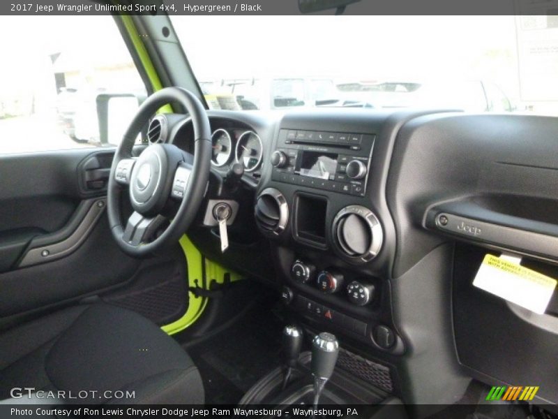 Hypergreen / Black 2017 Jeep Wrangler Unlimited Sport 4x4