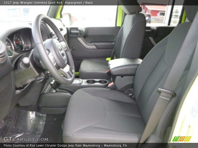 Hypergreen / Black 2017 Jeep Wrangler Unlimited Sport 4x4
