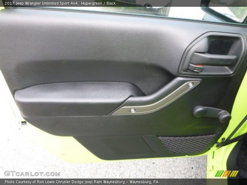Hypergreen / Black 2017 Jeep Wrangler Unlimited Sport 4x4