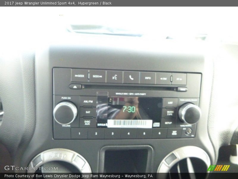 Hypergreen / Black 2017 Jeep Wrangler Unlimited Sport 4x4