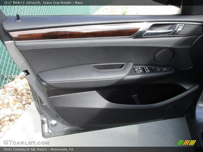 Space Gray Metallic / Black 2017 BMW X3 xDrive28i