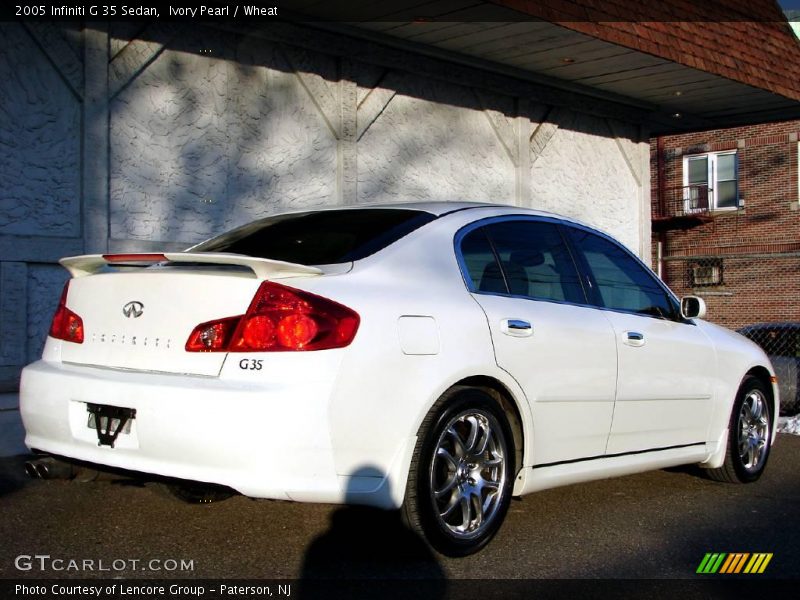 Ivory Pearl / Wheat 2005 Infiniti G 35 Sedan