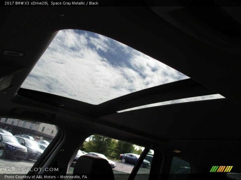 Space Gray Metallic / Black 2017 BMW X3 xDrive28i