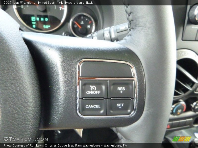 Hypergreen / Black 2017 Jeep Wrangler Unlimited Sport 4x4