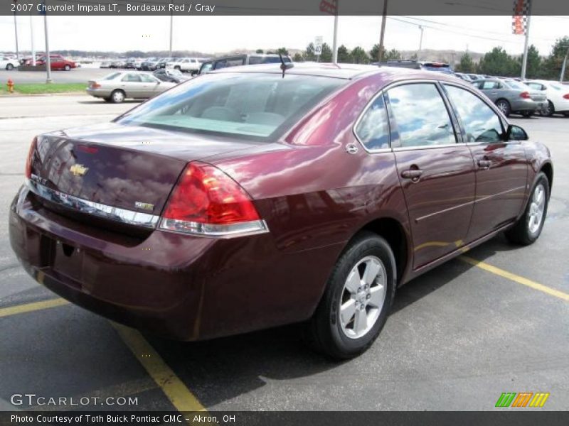 Bordeaux Red / Gray 2007 Chevrolet Impala LT