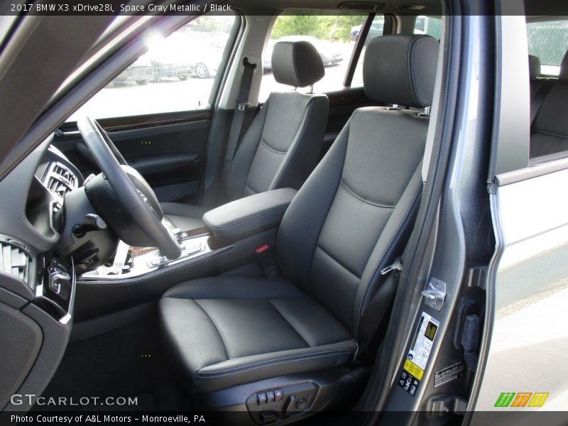 Space Gray Metallic / Black 2017 BMW X3 xDrive28i