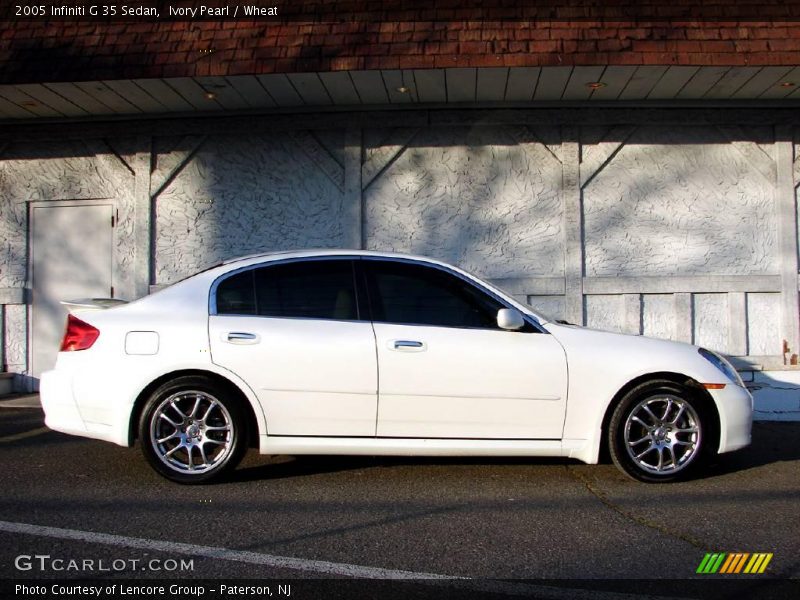 Ivory Pearl / Wheat 2005 Infiniti G 35 Sedan
