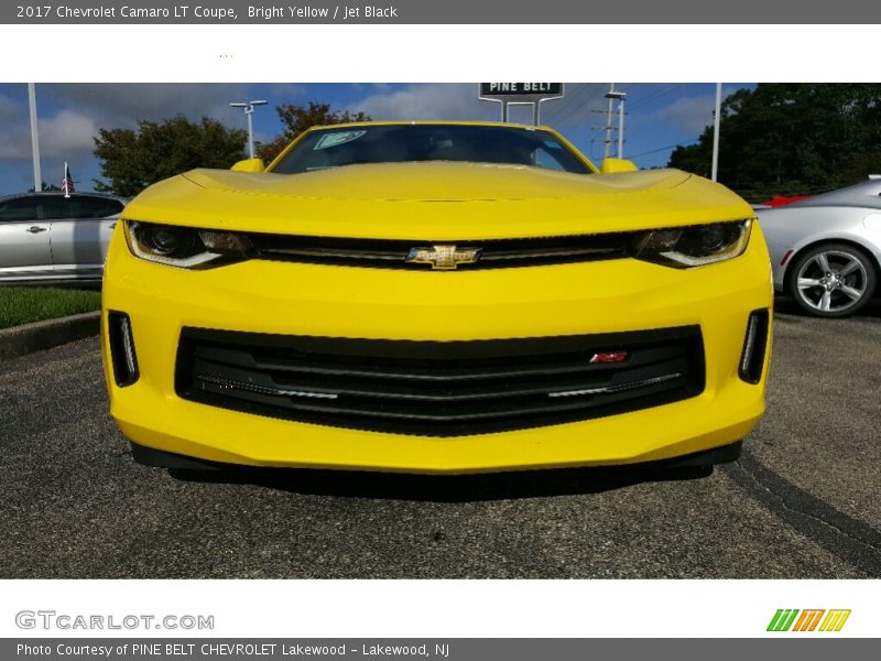 Bright Yellow / Jet Black 2017 Chevrolet Camaro LT Coupe