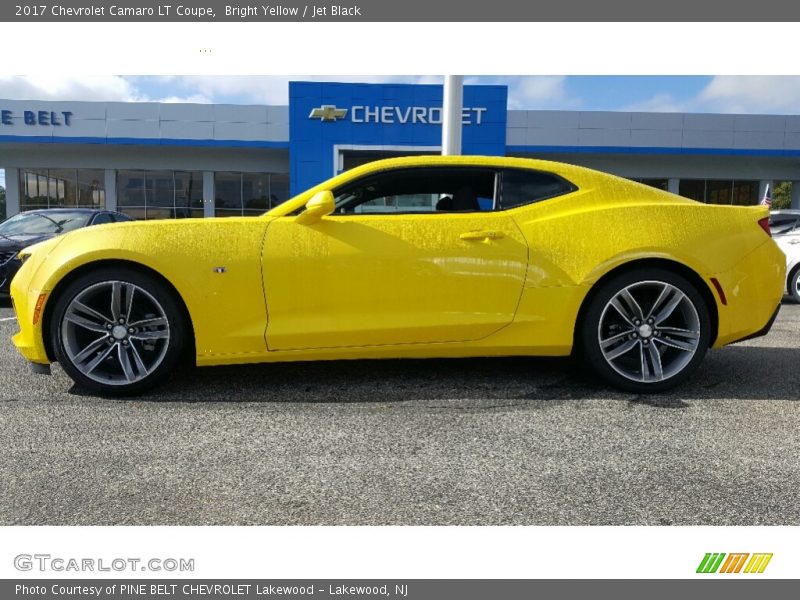 Bright Yellow / Jet Black 2017 Chevrolet Camaro LT Coupe