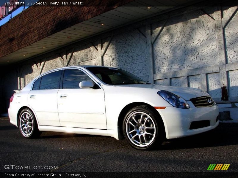 Ivory Pearl / Wheat 2005 Infiniti G 35 Sedan