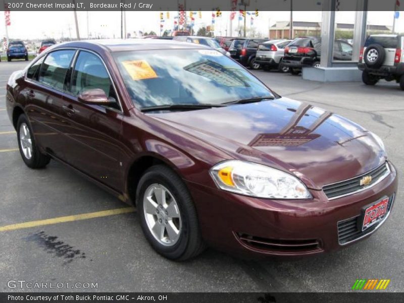 Bordeaux Red / Gray 2007 Chevrolet Impala LT