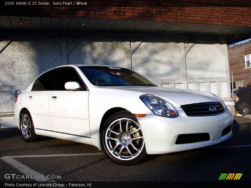 Ivory Pearl / Wheat 2005 Infiniti G 35 Sedan